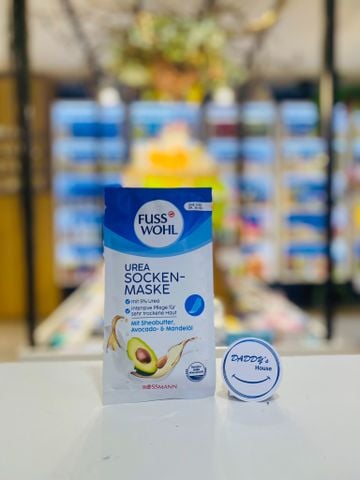 Mặt nạ chân chiết xuất bơ hạt mỡ và dầu hạnh nhân Fuss Wohl (1 cặp)