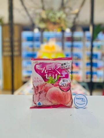 Thạch rau câu Aguri vị đào - Nhật (96g)