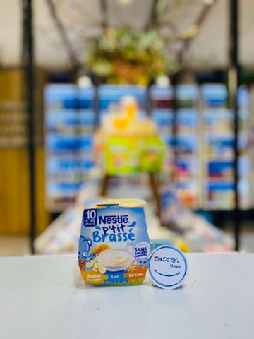 Sữa chua Nestle Ptit Brasse Ngũ cốc, Chuối, Xoài - 10th (2x115g)