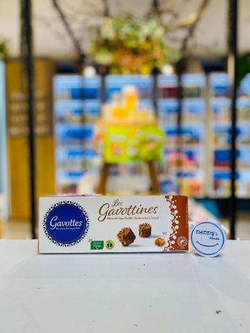 Bánh cốm giòn crepe Chocolat sữa và Caramel Gavottes (95g)