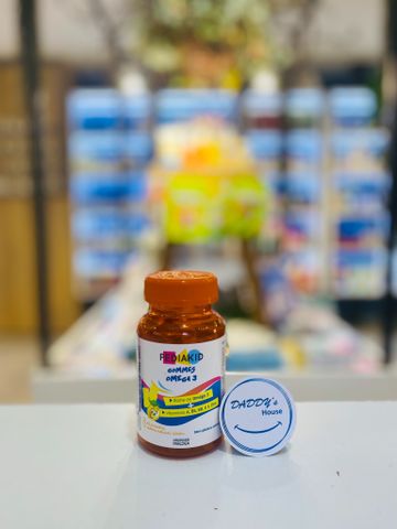 Kẹo dẻo Gommes Vitamin Omega 3 PEDIAKID (60 viên)