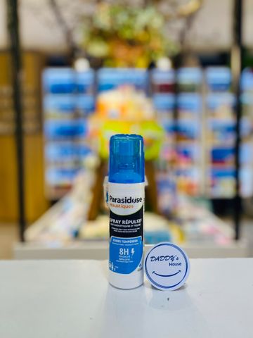 Xịt chống muỗi Parasidose 8H - 12 tháng - Pháp (100ml)
