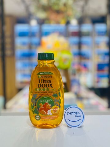 Dầu gội & xả Garnier Enfants hương quả mơ và hoa bông (300ml)