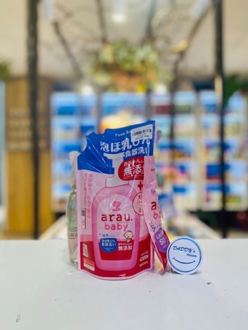 Combo nước rửa bình Arau baby dạng túi (2 x 450ml)