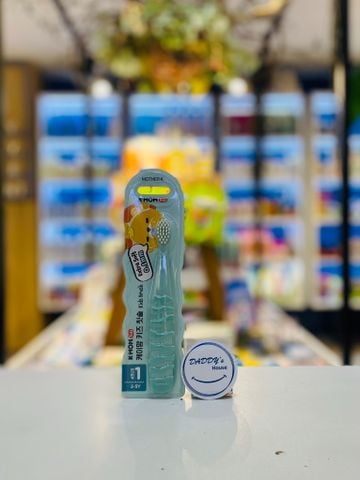 Bàn chải đánh răng cho bé K-mom - Màu xanh (2 - 5 tuổi)