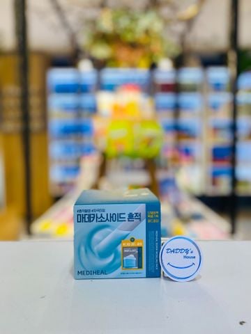 Bộ bột mặt nạ thạch làm dịu da kích ứng, giảm mụn, dưỡng ẩm Madecassoside Blemish Mediheal (28g)