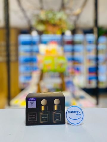 Nước hoa khuếch tán khử mùi ô tô hương hoa xạ hương trắng Kundal (2 x 75ml)