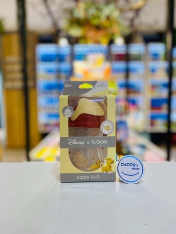 Bình nước 360 độ có van chống sặc & tay cầm B.Box - Lion King (240ml)