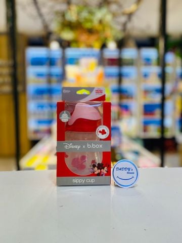 Bình nước 360 độ có van chống sặc & tay cầm B.Box - Minnie (240ml)