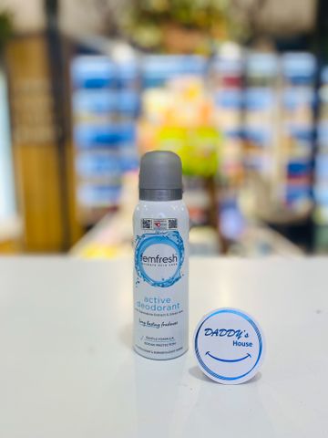 Xịt khử mùi vệ sinh phụ nữ Femfresh Active Deodorant (75g)