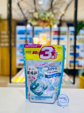 Viên giặt xả 4 in 1 Gel Ball Bold P&G - Hương nắng mai (33 viên)