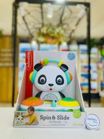 Đồ chơi có đèn nhạc Spin & Slide DJ Panda Infantino (6 - 36th)
