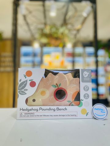 Ghế đàn Xylophone hình chú nhím Hedgehog Pounding Bench Classic World (10 tháng)