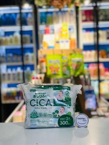 Giấy ướt Life-do nước tinh khiết 99% chiết xuất Cica (3 gói x 100 tờ)