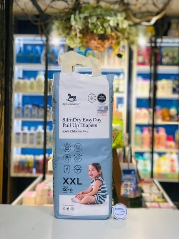 Tã quần ban ngày Applecrumby Slimdry Easyday Mega Pull Up size XXL38 (>18kg)