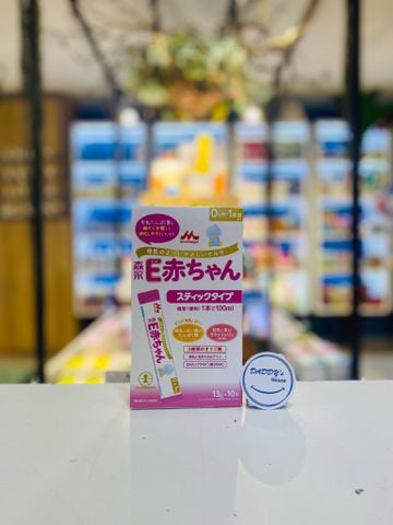 Sữa bột đạm thủy phân Morinaga E-Akachan cho bé 0 - 1 tuổi - thanh (10 x 13g)