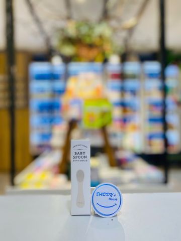 Muỗng ăn dặm silicone Modu'i - Cream