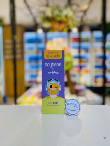 Sữa tắm gội thuần chay 2in1 cho bé da nhạy cảm Soybebe (470ml)