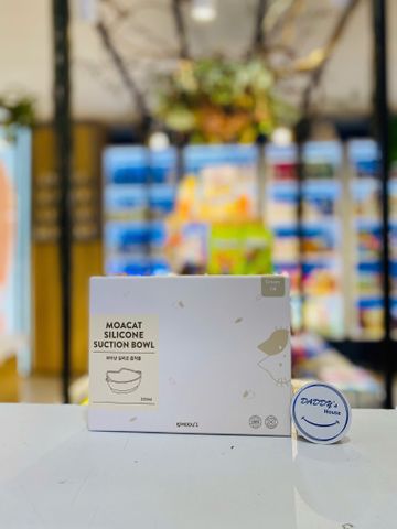 Chén ăn dặm silicone có đế chống đổ Modu'i - Cream (320ml)