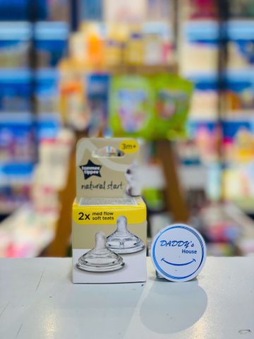 Núm ty silicon siêu mềm tự nhiên Tommee Tippee (3 - 6th)