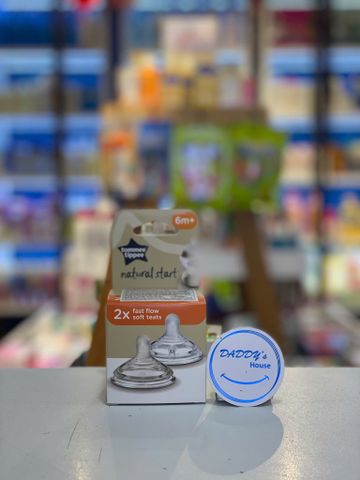 Núm ty silicon siêu mềm tự nhiên Tommee Tippee (6th)