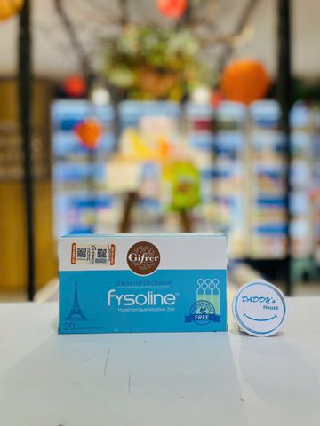 Nước muối ưu trương giảm nghẹt mũi Gifrer Fysoline Hypertonic (20x5ml)