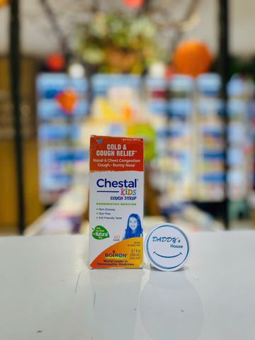 Siro trị ho, cảm lạnh Chestal Kids Cold & Cough Boiron (6.7FL)