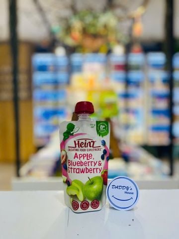 Trái cây nghiền vị táo, việt quất, dâu Heinz - 8th - Aus (120g)