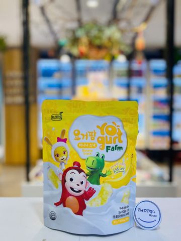 Bánh sữa chua Cocomong Yogurt Farm vị chuối 8th (30g)