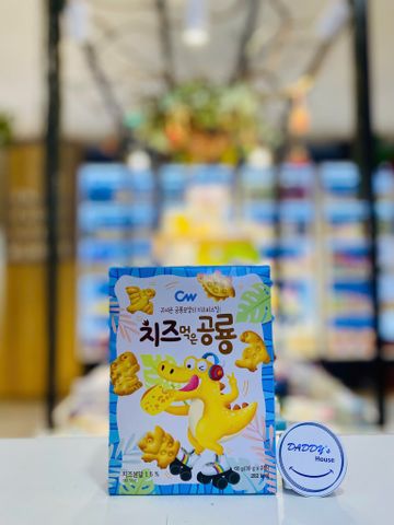 Bánh quy phô mai hình khủng long Cheongwoo (2 túi x 30g)