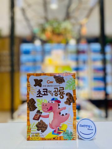 Bánh quy socola hình khủng long Cheongwoo (2 túi x 30g)