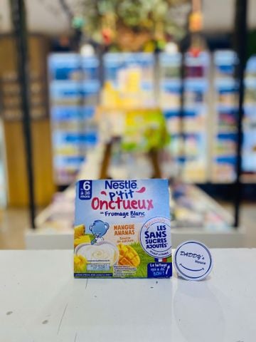 Sữa chua phô mai Nestle P'tit Onctueux - xoài & dứa (4x90g)