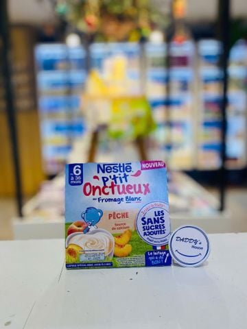 Sữa chua phô mai Nestle P'tit Onctueux - Đào (4x90g)