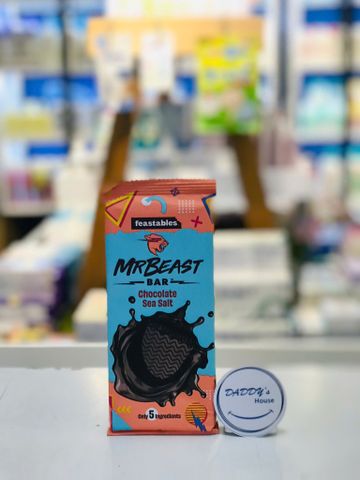 Thanh socola Mr Beast Feastables Chocolate Sea Salt (60g)