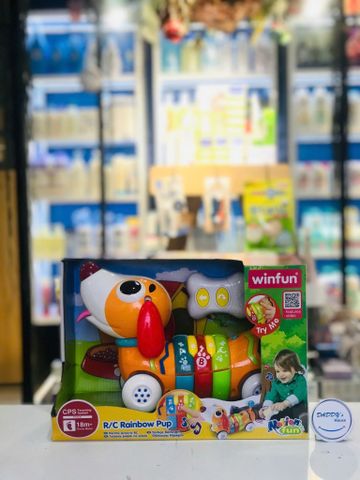 Đồ chơi cún con điều khiển từ xa có đèn nhạc Winfun (18th)