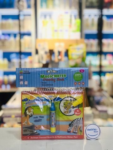 Sách tô màu bút nước thần kì Toyshouse size nhỏ (Động vật)
