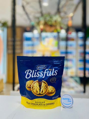 Bánh quy nhân Socola sữa và Caramel McVitie's Blissfuls - UK (172g)