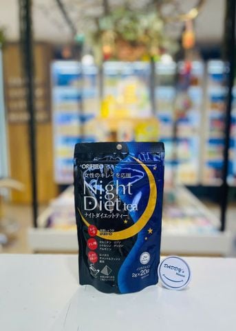 Trà giảm cân ban đêm Orihiro Night Diet (20 gói x 2g)