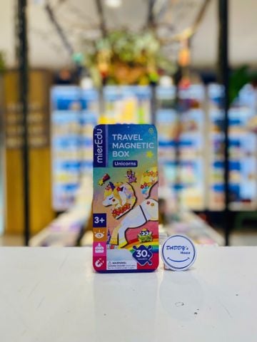 Hộp xếp hình nam châm - Unicorn MierEdu (3 tuổi)