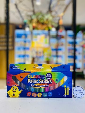 Bút sáp màu tẩy được Little Brian - 12 màu cơ bản (3 tuổi)