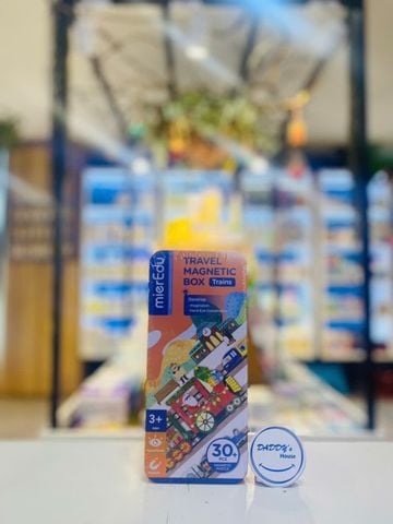 Hộp xếp hình nam châm - Tàu hỏa MierEdu (3 tuổi)