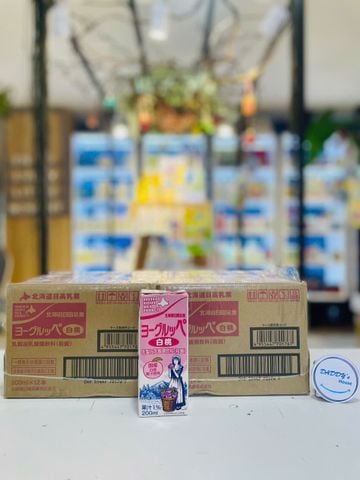 Sữa chua Hokkaido vị đào (200ml x 24 hộp)