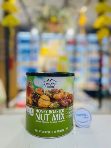 Hạt Mix Tổng Hợp Tẩm Mật Ong Savanna Orchards (850g)