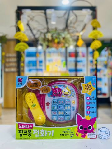 Điện thoại bàn có nhạc & ghi âm Pinkfong (3 tuổi)