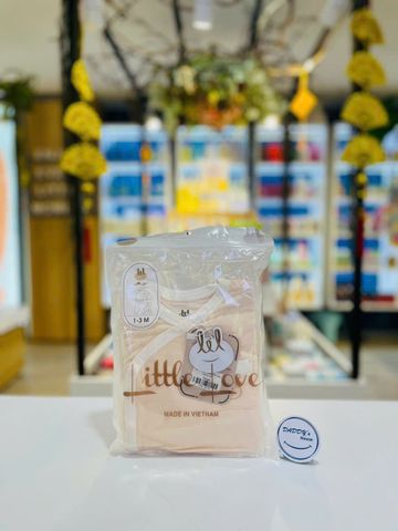 Bộ cài lệch Smoothy màu hồng Little Love (1 - 3th)