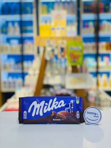 Thanh socola sữa hạt phỉ Milka - Đức (100g)