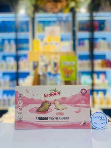 Giấy sấy thơm quần áo RedRoot - Hương hoa ngọt ngào (50 tờ)