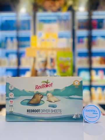 Giấy sấy thơm quần áo RedRoot - Hương bông vani (50 tờ)