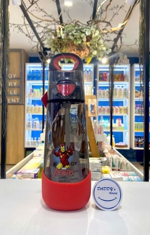 Bình nước Tritan có van chống sặc B.Box - Avengers (600ml)