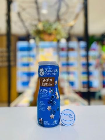 Bánh Gerber Puffs - Vị việt quất 8th - NK (42g)